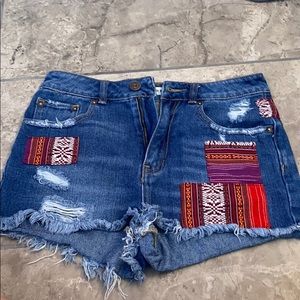 jean shorts